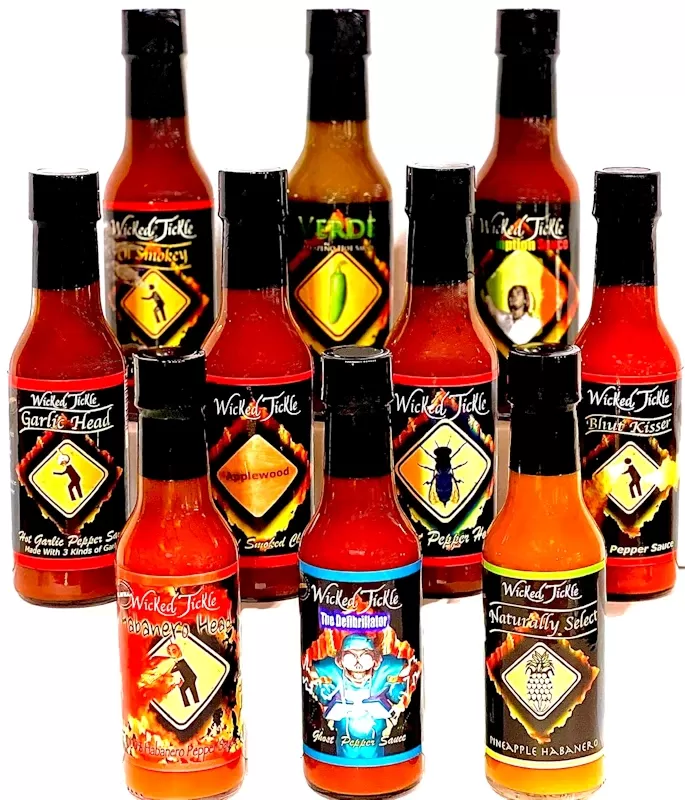 Electric Pepper Hot Sauce Collection<br>
10 Pack