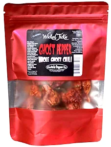 Wicked Tickle Ghost Peppers<br>
25 Count Bag